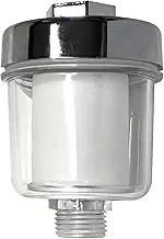 BLACK+DECKER Revitalizing Shower Head Filter for Hard Water – High Output, Removes Chlorine & Fluoride, 1 Replaceable Cartridge, Universal Fit, Chrome