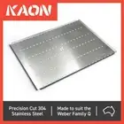 Stainless Steel Convection Tray to suit Weber* Family Q BBQ Trivet (Large Size)