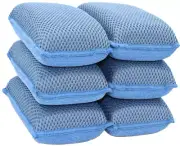 Esponja de Cocina de Microfibra 6 Pack Esponjas Limpieza para Lavado de Platos