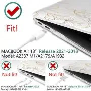 2020 2019 2018 MacBook Air 13 inch Case A2337 M1 A2179 A1932 Hard Shel for 2021