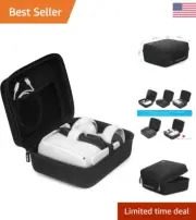 Hard Case for VR Headset & Gamepad - Shockproof & Waterproof - Home Storage &...