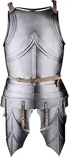 15th Century German Cuirass Steel Breastplate LARP Reenactment, Silver