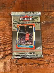 2006-07 FLEER BASKETBALL CARD PACK SEALED MICHAEL JORDAN 1986 ROOKIE Auto