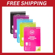 Spirax Kode 955 77X112 Pocket Notebook 96Pg Pk5