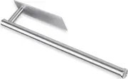 Dww-Porte essuie-tout sous meuble (argent) - Longueur utile 30cm - Porte-rouleau WC Porte-rouleau inox autocollant Porte essuie-tout Fixation murale