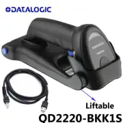 Datalogic Quickscan QD2220-BKK1 1D USB Barcode Scanner Handheld imagers W Stand