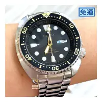 在飛比找Yahoo!奇摩拍賣優惠-精工SEIKO PROSPEX 潛水款機械男錶-黑金經典☆公