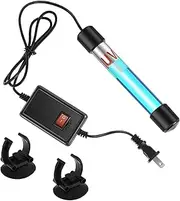 Aquarium Clean Light 5W Fish Tank Algae Clean Light Waterproof Fish Tank Water Clean Light with Chassis Keep Aquarium Water Clean Green Clear Waterproof Clean Lamp for Pond,Swimming Pool,Indoor