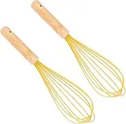 BESTOYARD Eggbeater Whisk Hand Mixer Yolk Mixer Manual Baking Tool Kitchen Gadget 10 Inches Dishwasher Safe