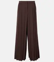 [Joseph] Joseph Tibre plissé wide-leg pants AU 6 brown