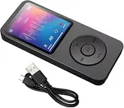 5V/1A Bluetooth 5.0 MP3 Player Multi-Functional HiFi Lossless Music Player with Recording FM Radio E-Book Pic Browsing