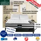 Giselle Bedding Glay Bonnell Spring Mattress Queen Double Single Foam Med Firm