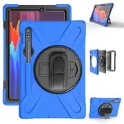 Catzon OnePiece Tablet Case Anti-Fall Protection With Pencil Holder For Samsung Galaxy Tab S7/S7 Plus 2020-Blue