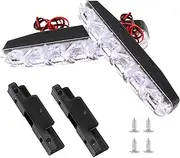 teashow 2Pcs Daytime Running LED Lights DRL,12V 7W 6smd Super Bright Xenon Car Daylight Fog Day White Driving Lamp,Waterproof LED Driving Lights Universal Fit for Cars SUVs Sedans