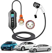 X-CAR Type 2 Portable EV Charger 32 Amp 7KW 3 Pin 5 Meters for Tesla Model 3 Model Y BYD ATTO3 Polestar MG EV Accessories