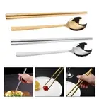 2 Sets Stainless Steel Chopstick Korean Cutlery Chopsticks and Spoons Travel