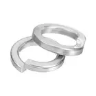 10 Pcs Spring Lock Washer, 304 Stainless Steel M18 Split Lock Washer Assortment