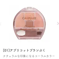 在飛比找蝦皮購物優惠-[日本購入 現貨] CANMAKE 淚袋專用盤 01 杏桃粉