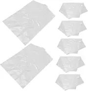 CRILSTYLEO 30pcs Transparent Garment Bags for Dustproof Clothing Storage Hanging Suit Covers for Dresses Coats and Uniforms for Home Travel and Laundry Services