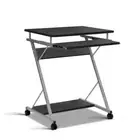 Computer Desk Keyboard Tray Shelf Black 60CM Artiss