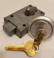 RAYNOR Cylinder+2 keys and LORI CORP deadbolt