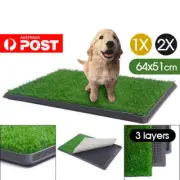 Indoor Dog Pet Training Toilet Portable Puppy Tray Loo Pad mat Large Easy Clean