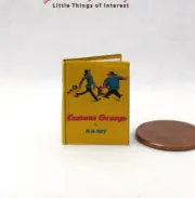 CURIOUS GEORGE 1:12 Scale Miniature Readable Illustrated Book