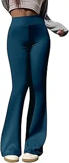 [Generic] Yoga Leggings for Women Lightweight Running Comfy Lounge Legging Trousers Yoga Pants, Blue, Small