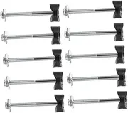 POPETPOP 10Pcs Trampoline Fixation Screws Durable Iron Replacement Parts Quick Installation for Safety for Trampoline Repairs and Maintenance Prevents Falling for Fun