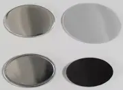 Oval 65x45mm Rubber Magnetic Button Parts Badge Button Maker