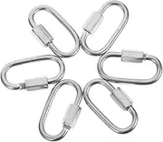 Quick Link Chain Connectors 6pcs Stainless Steel Chain Connector Links for Swing Extension