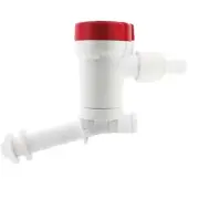 Rule 500 GPH Livewell Pump Angled Thru-Hull Inlet #601C
