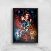 Stranger Things Composition Giclee Art Print