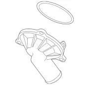 Genuine Volkswagen Gasket 059-121-139-A (for: Volkswagen)
