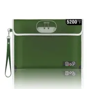 Fireproof Bag with Lock - 5200Â°F Heat Insulated Waterproof Fireproof Money Bag