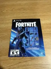 PS5 Exclusive Fortnite Cobalt Star Bundle Code + 1000 V Bucks (unscratched) New