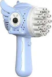 Automatic Bubble Machine | 23 Holes Automatic Angel Bunny Bubble Maker Blower - Portable Outdoor Toy with Solution, Backyard Entertainment
