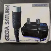 NEW IN BOX Innovation AUTO RF RFU AV CABLE TV ADAPTER FOR SEGA SATURN SYSTEM