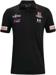 AFL 2022 Team Polo - Essendon Bombers - Black - Mens