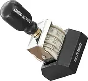 NUOBESTY Self-Inking Date Stamp High-end Planner Stamp for Wood Fabric Paper Crafts