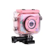 USB Rechargeable 180° Rotation 1080P HD Kids Action Camera