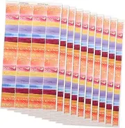 FUNNETOYU 10 Pack Waterproof Blackboard Border Trims Classroom Decorative Borders Stickers