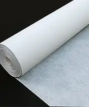 Tear Away White Embroidery Stabilizer Roll 1.8oz Medium Weight 15.75"x25 Yards Pre-Cut Stabilizing Backing ，Backing Fabric Cut into Variable Sizes, for Machine Embroidery and Hand Sewing