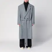 [Fear of God] Grey wool double-breasted coat 48 IT Grey