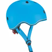 Globber Helmet with Flashing LED Light XXS/XS (45-51cm) - Sky Blue