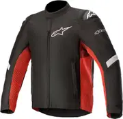 Alpinestars T-SP5 Rideknit Motorcycle Textile Jacket, black-red, Size XL for Men Black Red