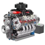 V8 Engine Motor Engineering Model Toy for Creative Build and Design Enthusiasts