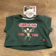 Build a Bear Workshop Gremlins Gizmo T Shirt RARE USA Exclusive New With Tags