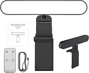 Video Conference Light - Clip-On Zoom Meetings Lights | 360° Rotation, Video Call Lighting, Live Stream Light, Computer Monitor Light for Portraits