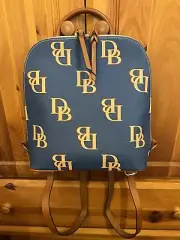 Dooney & Bourke Blue Monogram Backpack